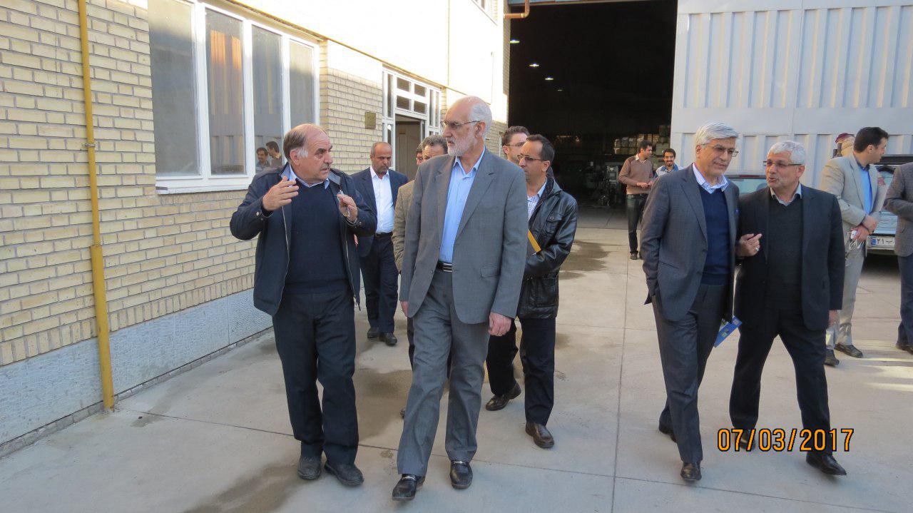 بازدید فرماندار محترم مشهد از شرکت رای صنعت توس